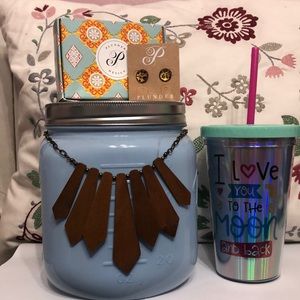 Plunder Design necklace and earring set